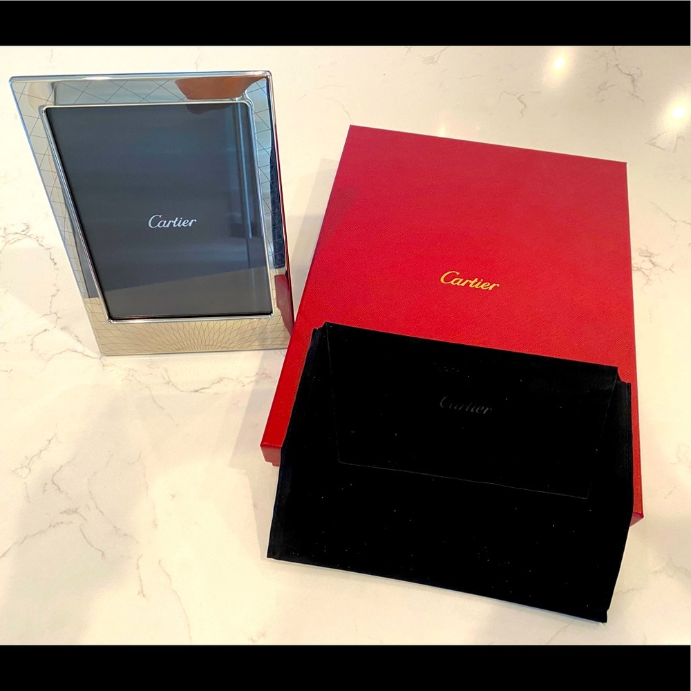 Cartier (brand new) sterling silver picture frame